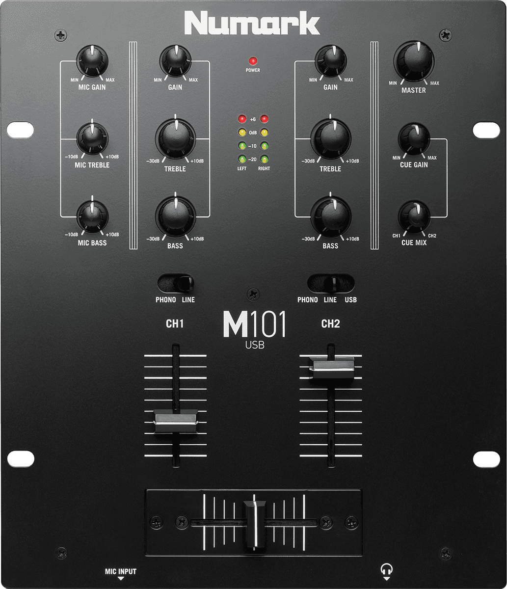NUMARK - M101USB Table de mixage 2 voies USB