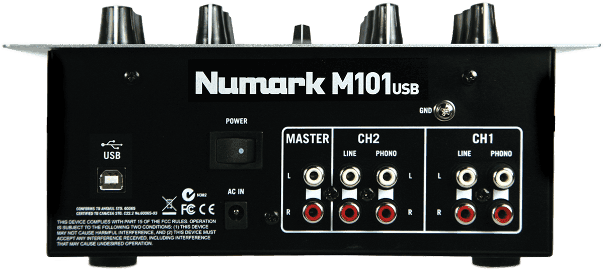 NUMARK - M101USB Table de mixage 2 voies USB