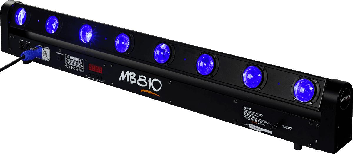 ALGAM LIGHTING MB810 Barre motorisée LED 8 x 10W RGBW