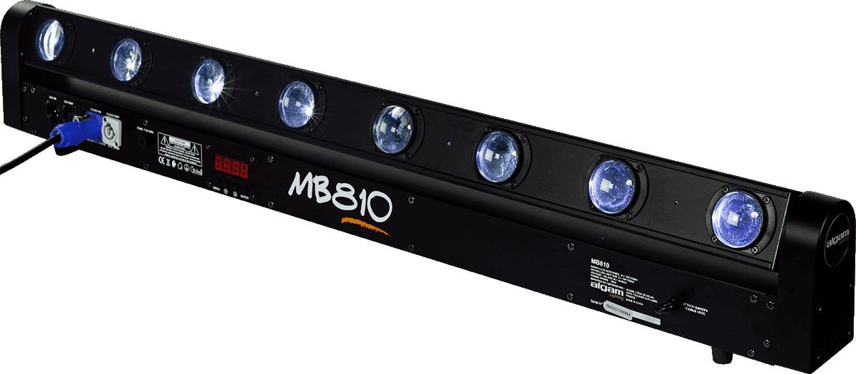 ALGAM LIGHTING MB810 Barre motorisée LED 8 x 10W RGBW