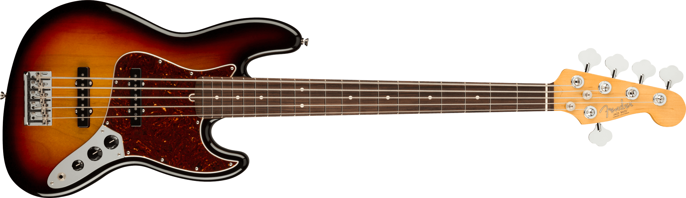 Fender American Professional II Jazz Bass® V, Rosewood Fingerboard, 3-Color Sunburst