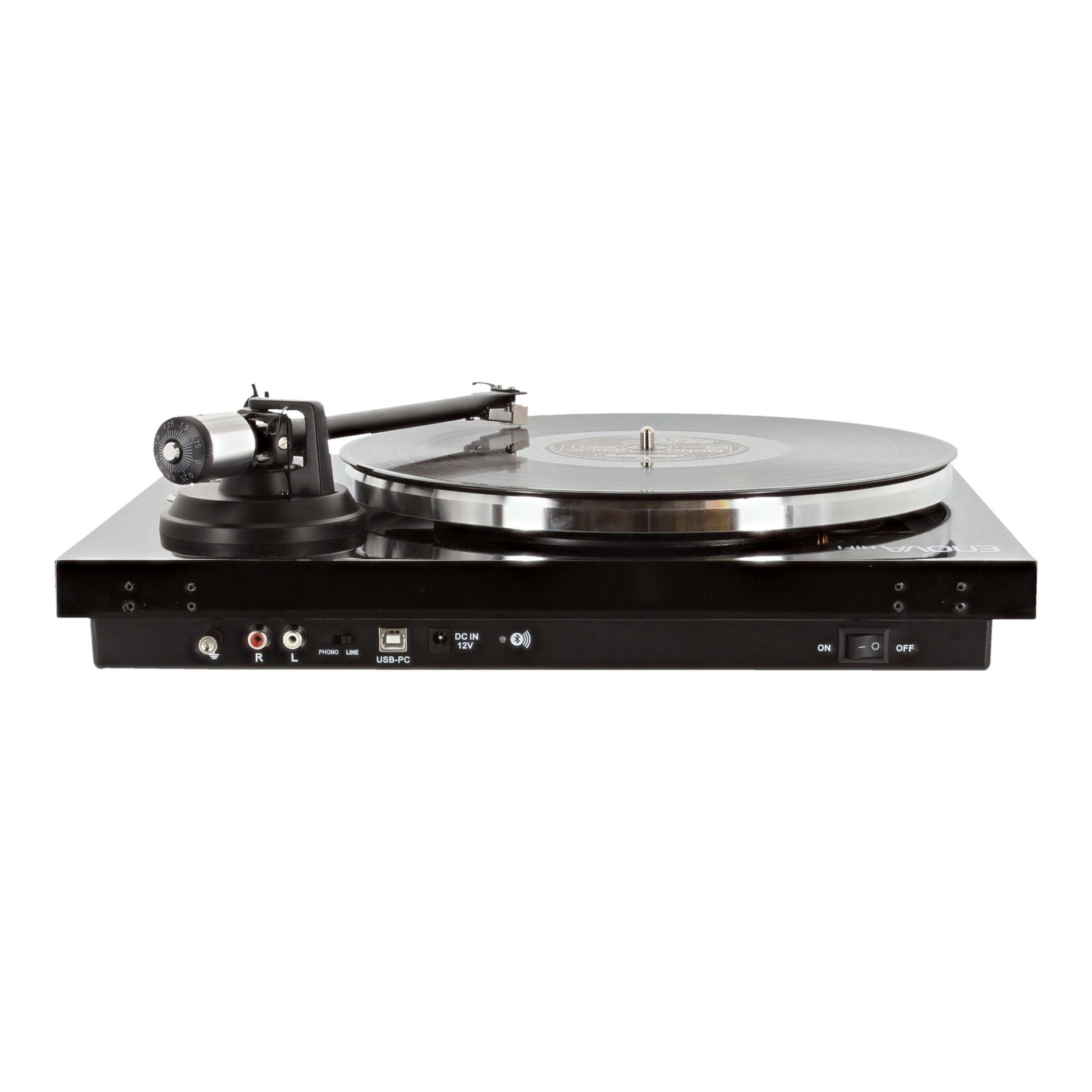 Enova Hifi - Vision 4 Platine vinyle hifi USB/Bluetooth - finition noire