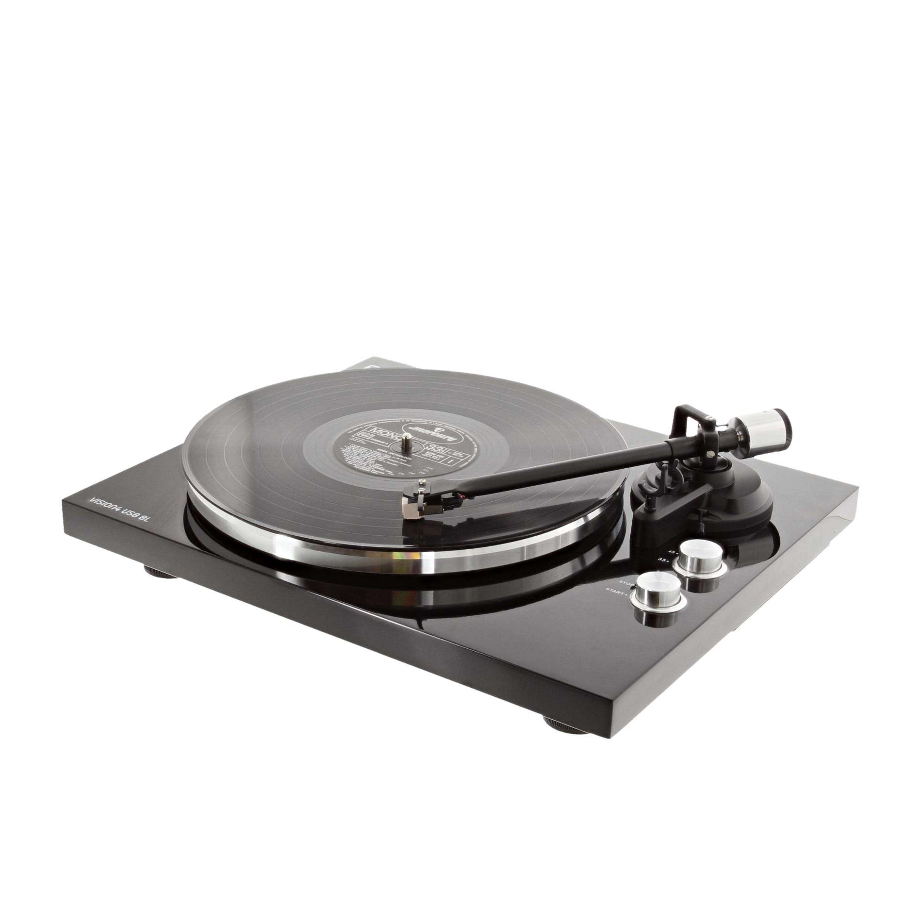 Enova Hifi - Vision 4 Platine vinyle hifi USB/Bluetooth - finition noire