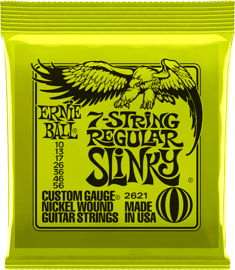 ERNIE BALL - 2621 - Regular slinky/ 7cordes 10-13-17-26-36-46-56