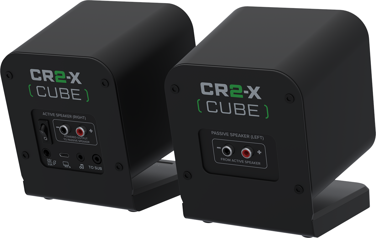 Enceintes MACKIE - CR2-X-CUBE Multimédia - pour bureau 60 W Peak (la paire)