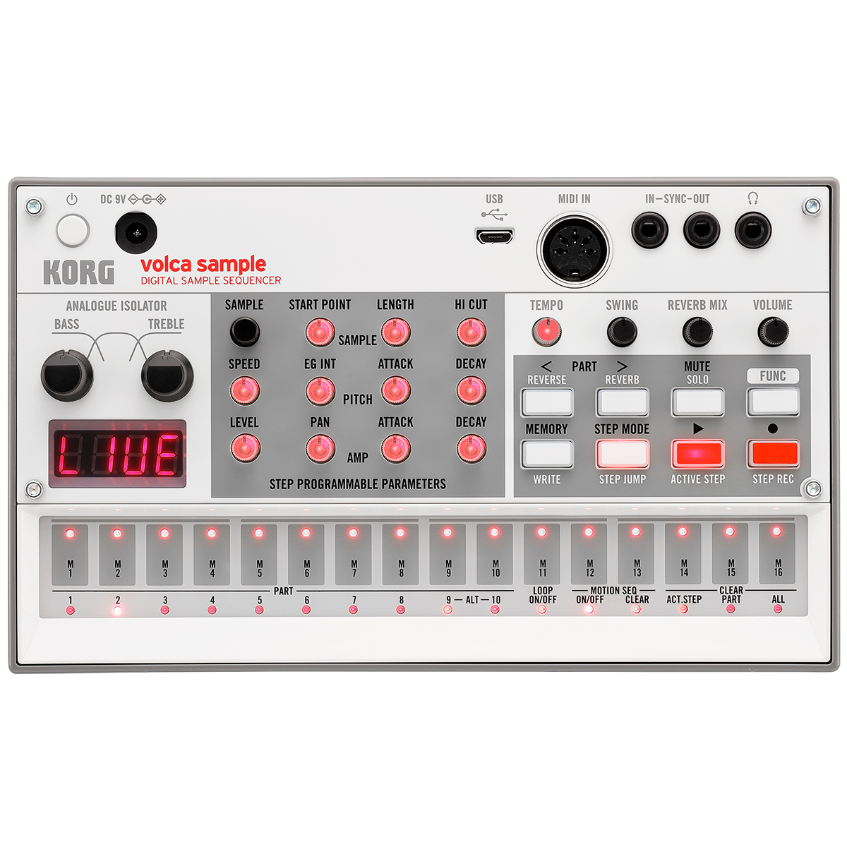 KORG - VOLCA-SAMPLE2 séquenceur de sample