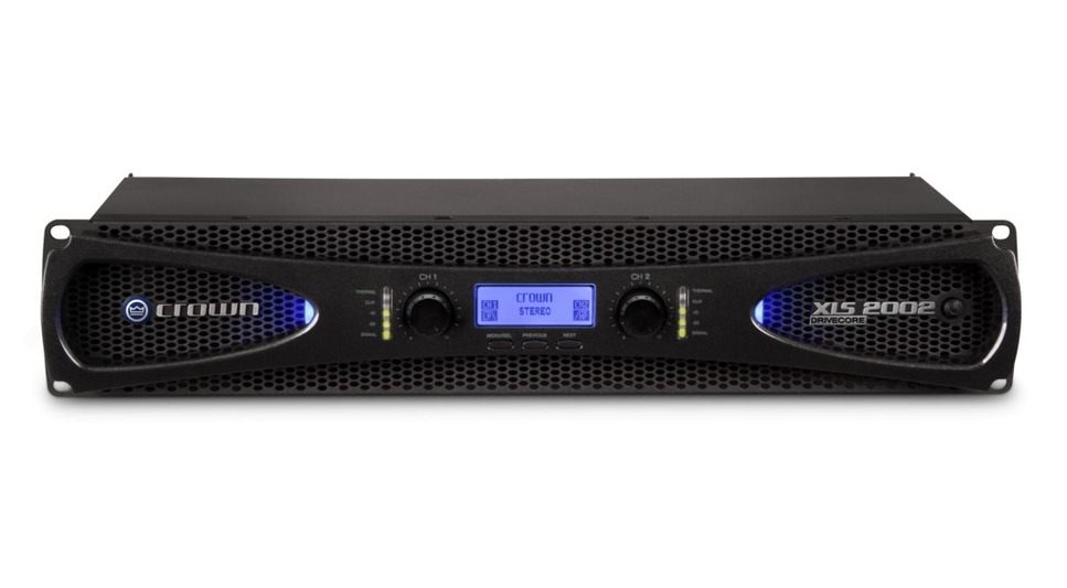 Crown Amplificateur - XLS2002 avec DSP - 2 x 650W/4 Ohms / 8 Ohms : 2 x 375 W