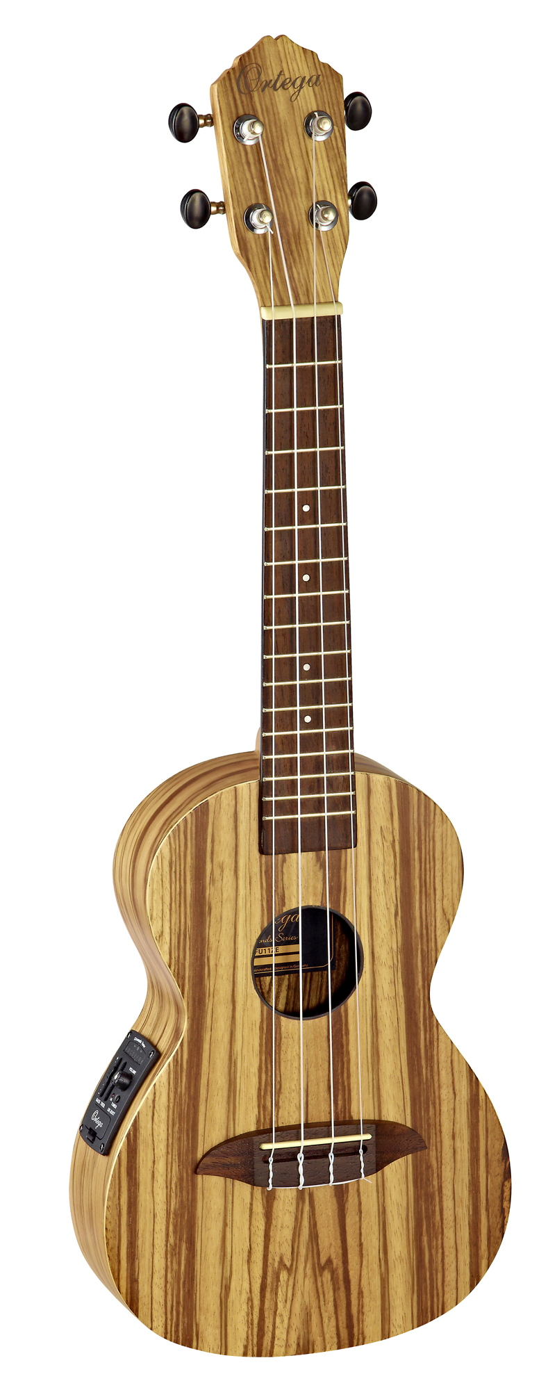 UKULELE ORTEGA CONCERT ZEBRA ELECTRO ACOUSTIQUE