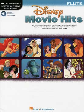 DISNEY MOVIE HITS : 12 thèmes des films de Walt Disney arrangés pour flûte