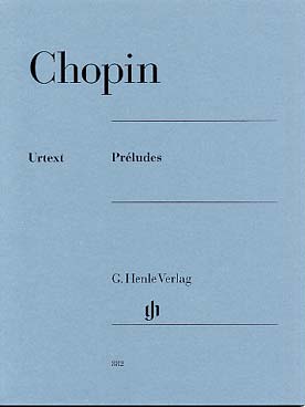 Préludes, recueil (24 préludes op. 28, prélude op. 45, prélude KK4b/7) Auteur CHOPIN Frédéric