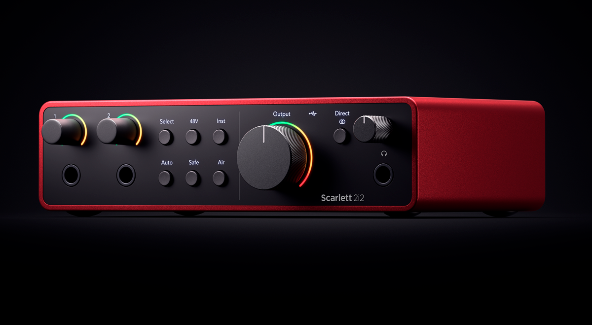 Interface audio FOCUSRITE - SCARLETT4-2I2 Scarlett G4 - Scarlett 2I2 4th Gen - 2 in / 2 out - USB-C