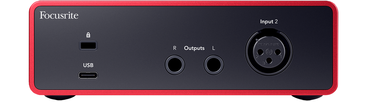 Interface audio FOCUSRITE - SCARLETT4-2I2 Scarlett G4 - Scarlett 2I2 4th Gen - 2 in / 2 out - USB-C