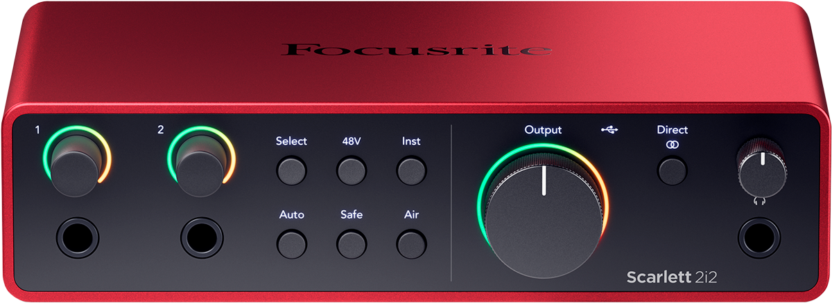 Interface audio FOCUSRITE - SCARLETT4-2I2 Scarlett G4 - Scarlett 2I2 4th Gen - 2 in / 2 out - USB-C