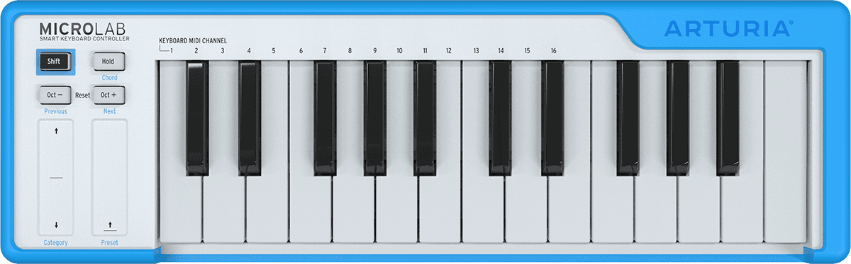 Arturia - CLAVIER MAITRE MICROLAB BLEU
