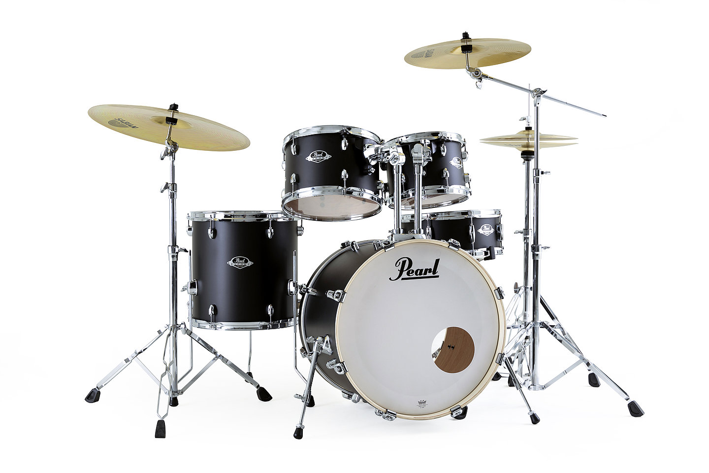 PEARL EXP 5F ROCK 22 SATIN SHADOW BLACK