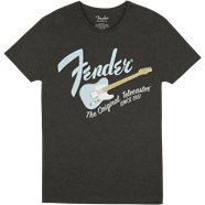 Fender® Original Telecaster® Men\'s Tee, Gray/Sonic Blue, XL