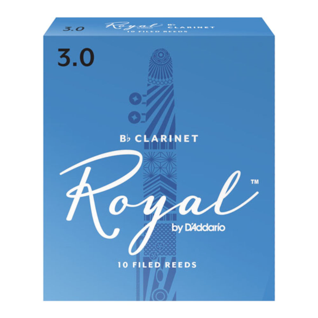 Rico Anches Rico Royal pour clarinette si bémol, force 2.0, pack de 10