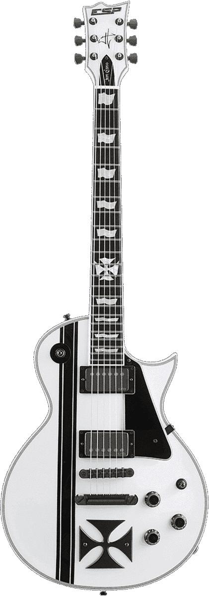 LTD - IRON CROSS-SW - Blanc brillant James Hetfield Signature