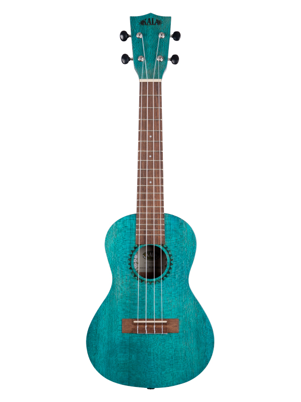 KALA Ukulele Blue Stained Meranti, Concert