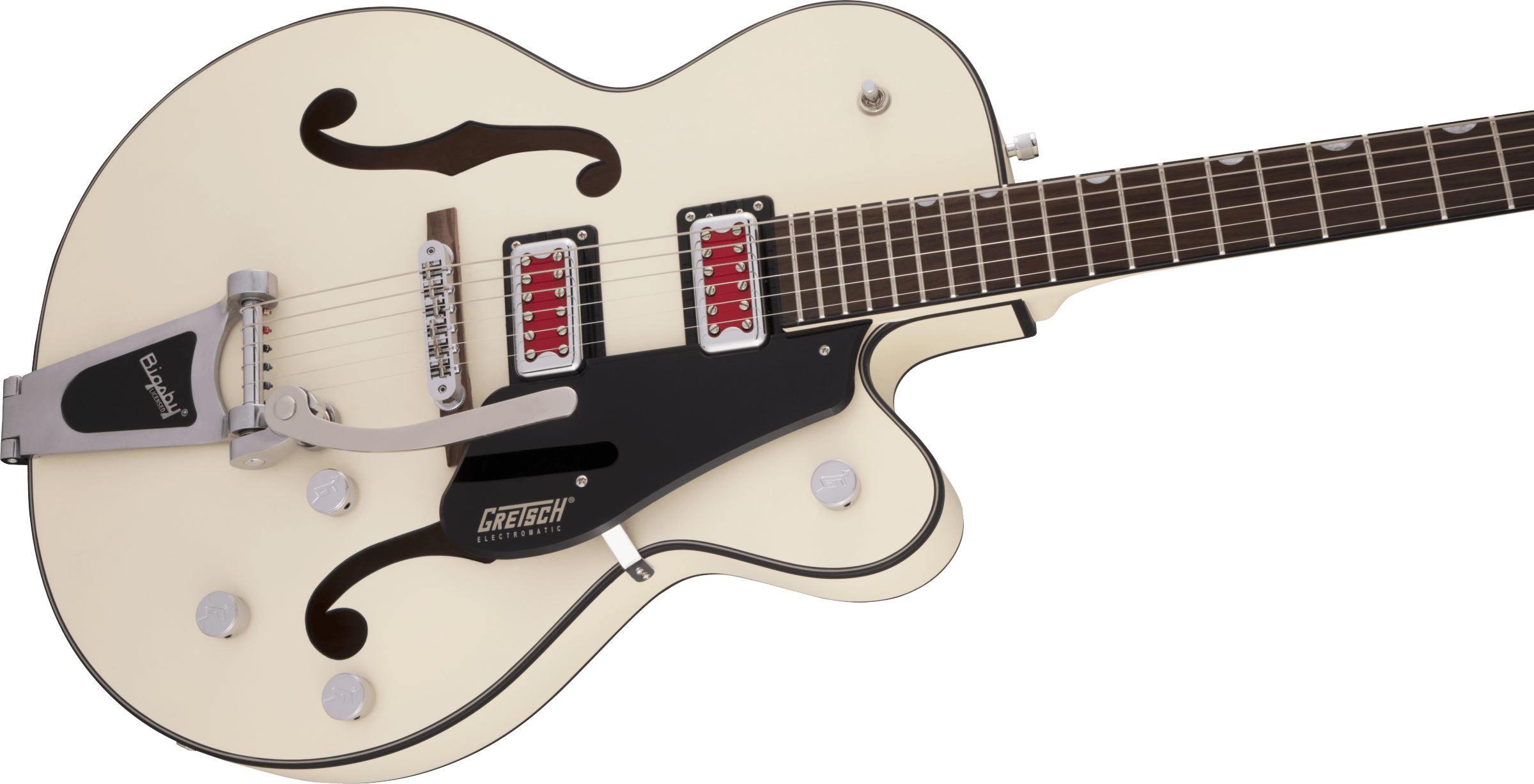 Gretsch G5410T Electromatic Rat Rod Hollow Body Single-Cut with Bigsby, Matte Vintage White