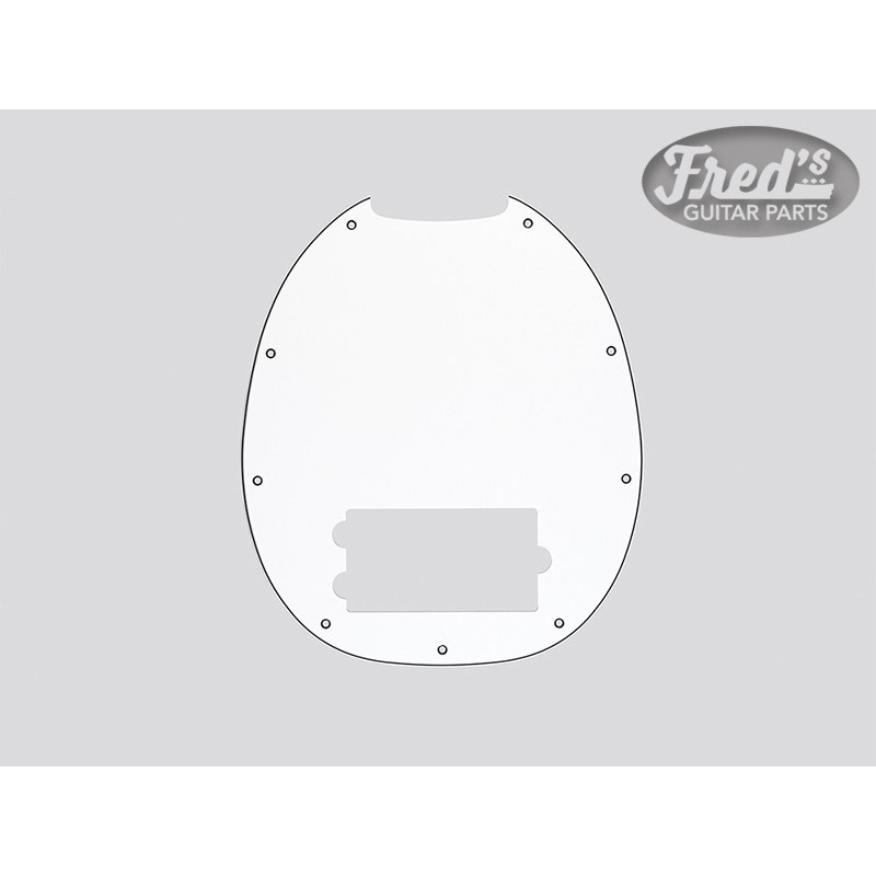 PICKGUARD pour basse STINGRAY White