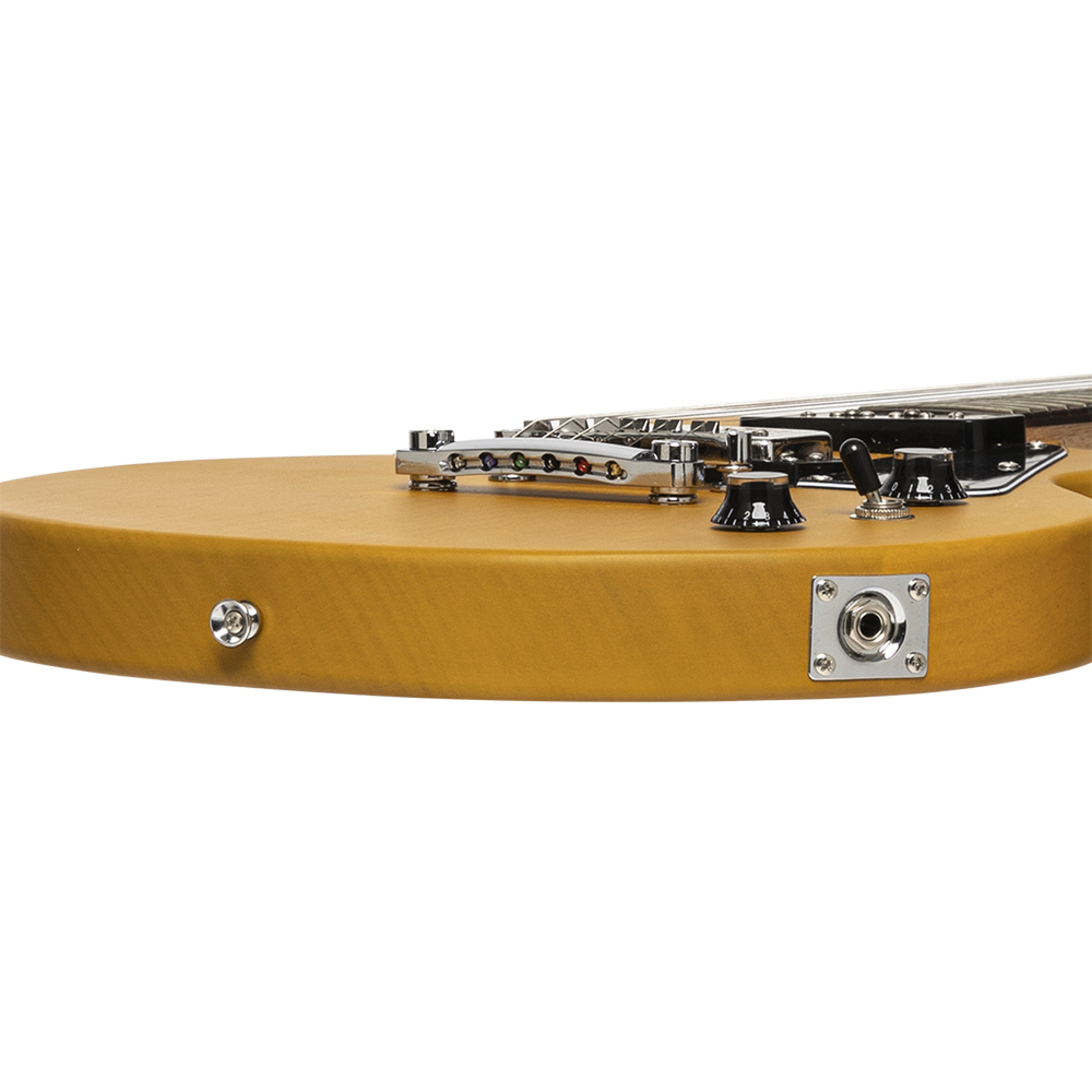Stagg SEL-HB90 VYL Guitare electrique single cut Vintage Yellow