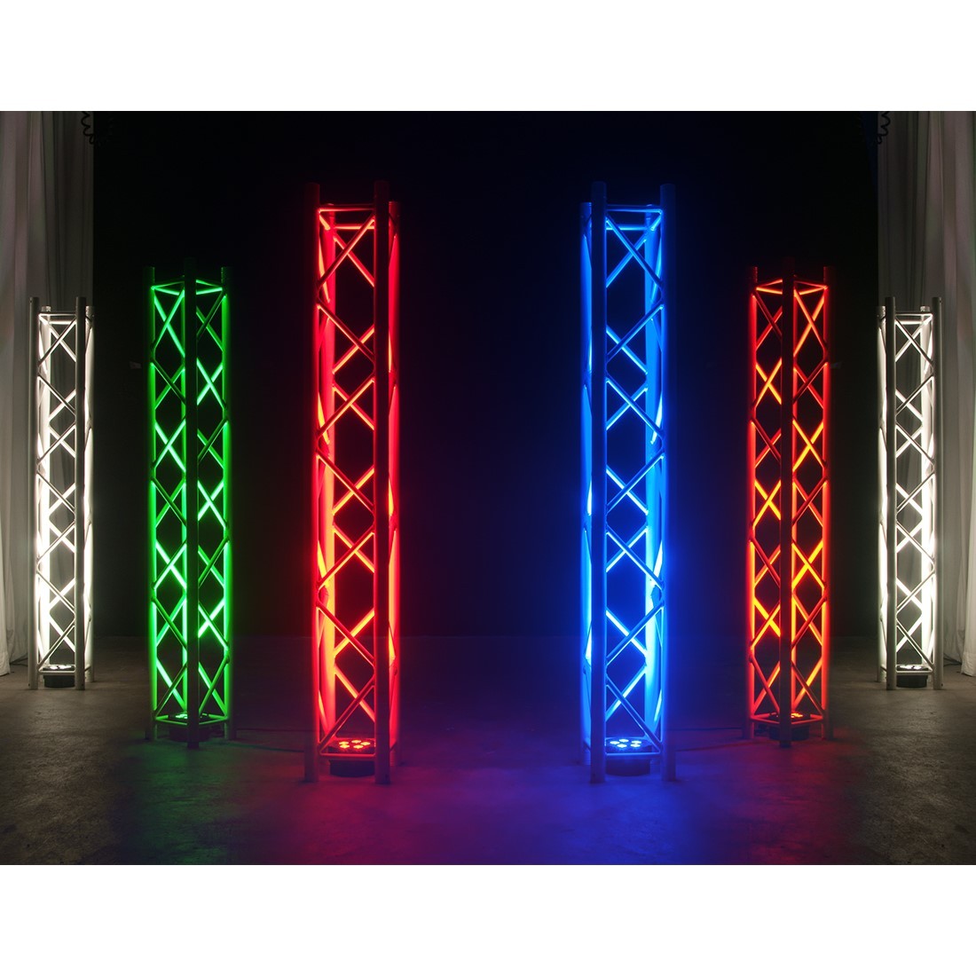 PROJECTEUR ADJ 5P HEX 5 LEDs 6-en-1 RGBAW &UV de 10W chacune