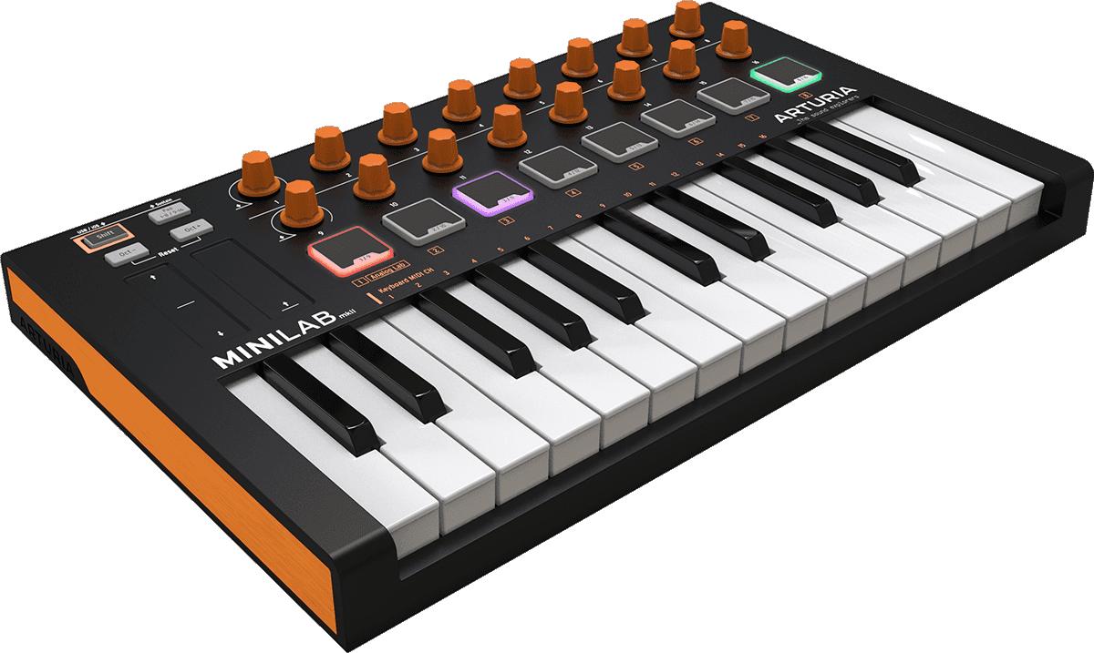 Clavier maître - Arturia Minilab MKII Noir et Orange