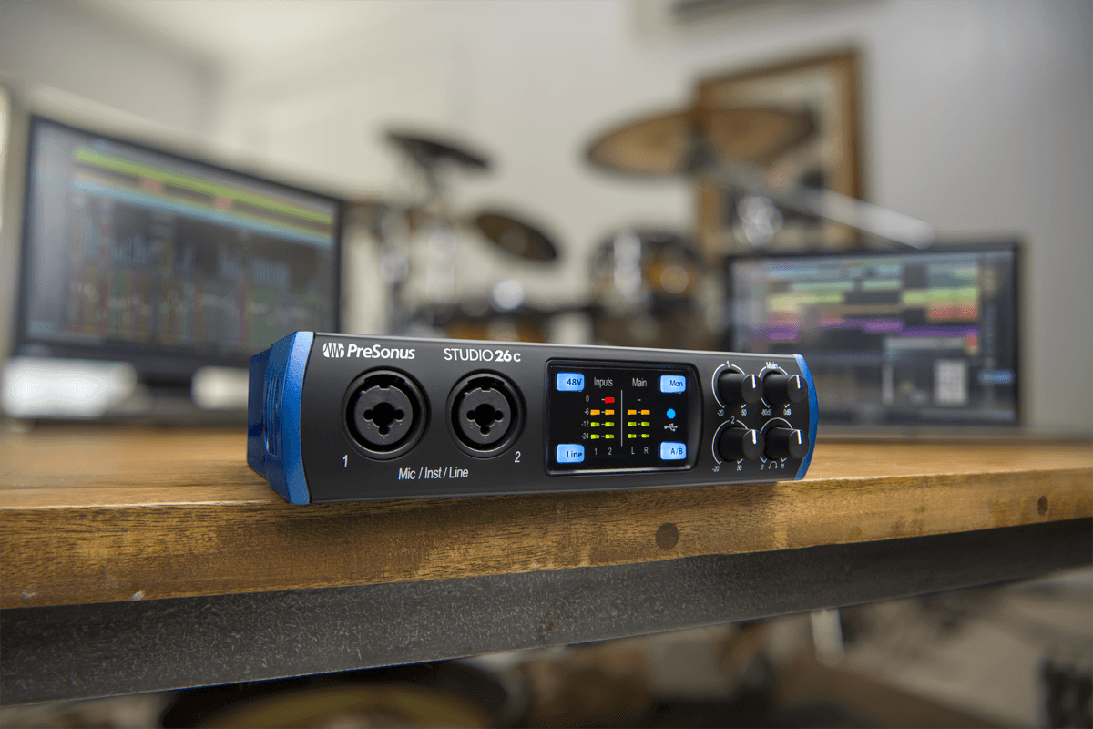 PreSonus -  STUDIO26-C 2x6 USB-C 24 bits / 192 kHz