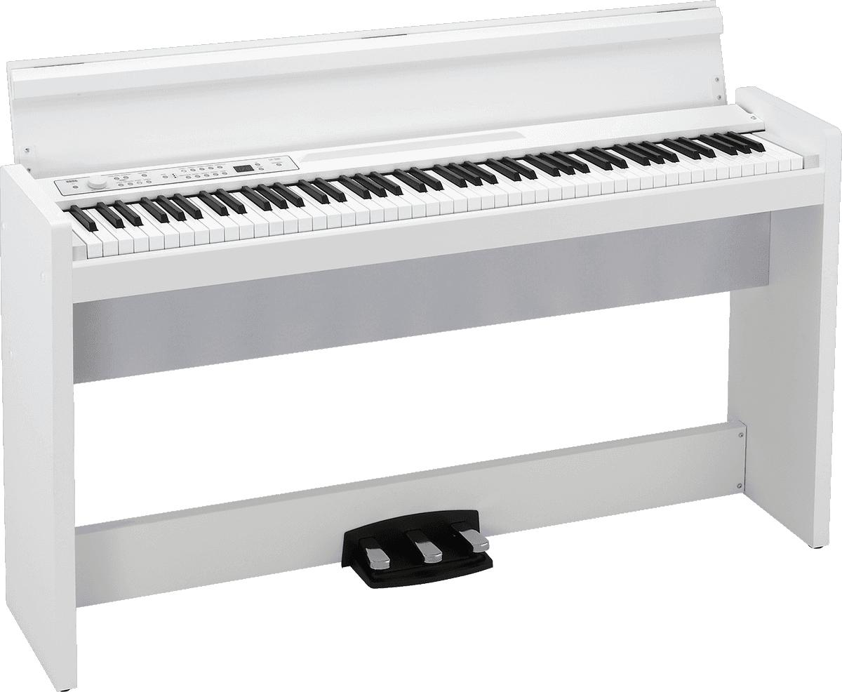 KORG LP380U-WH Piano numérique 88 notes, blanc avec stand