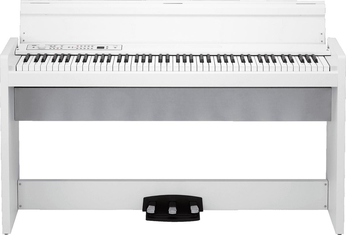 KORG LP380U-WH Piano numérique 88 notes, blanc avec stand