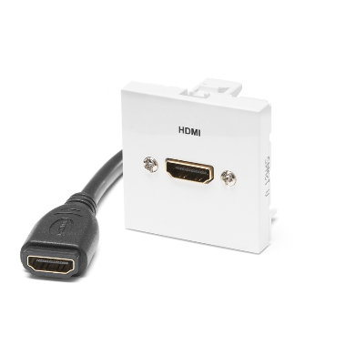 Tesca - HDMI Femelle vers HDMI Femelle de 0,2 m