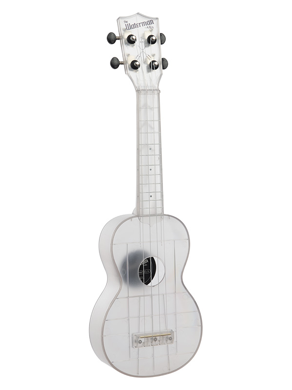 Ukulele Kala Waterman, Soprano - Frosted Glass Transparent
