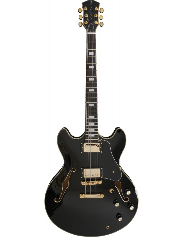 GUITARE ELECTRIQUE LARRY CARLTON H7 HOLLOW BODY BLACK