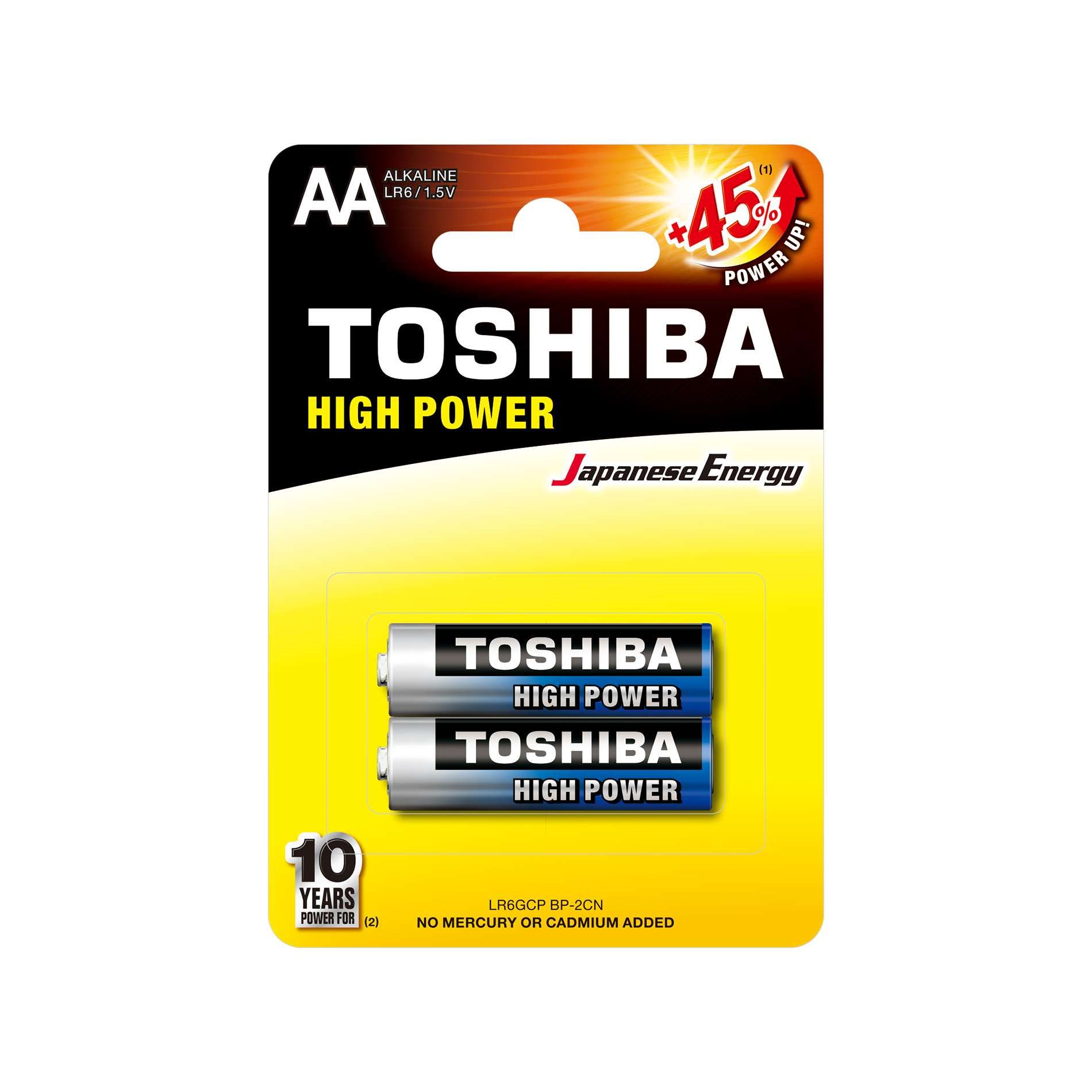 Pile  Toshiba LR6 - Pack de 2