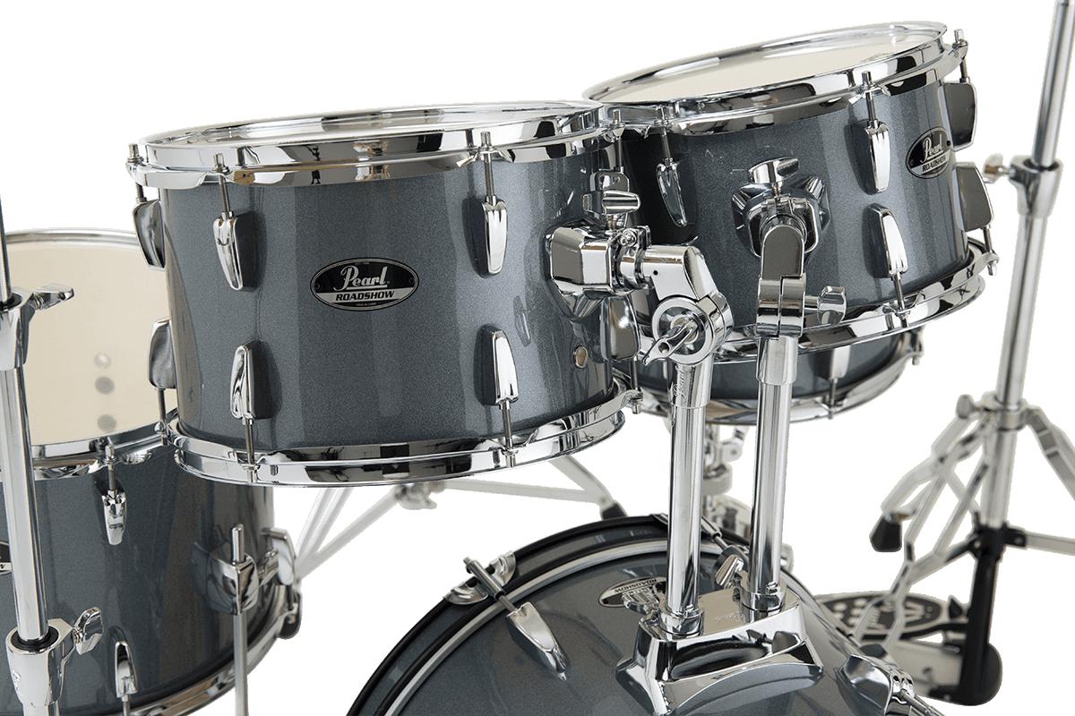 PEARL - RSS585CC-706 Junior 18 5 fûts - Batterie Roadshow junior 18 + pack Sabian Solar Charcoal Metallic