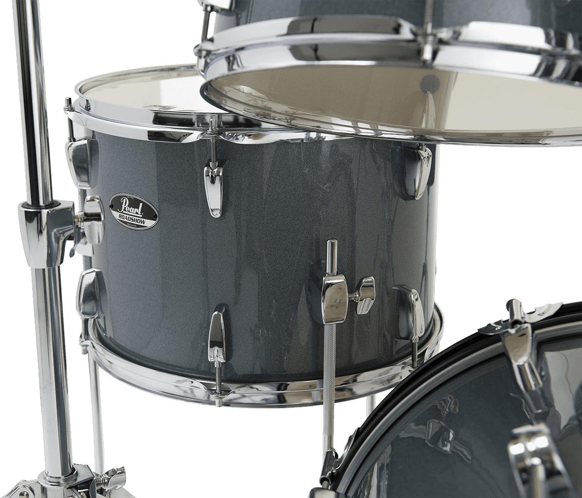 PEARL - RSS585CC-706 Junior 18 5 fûts - Batterie Roadshow junior 18 + pack Sabian Solar Charcoal Metallic