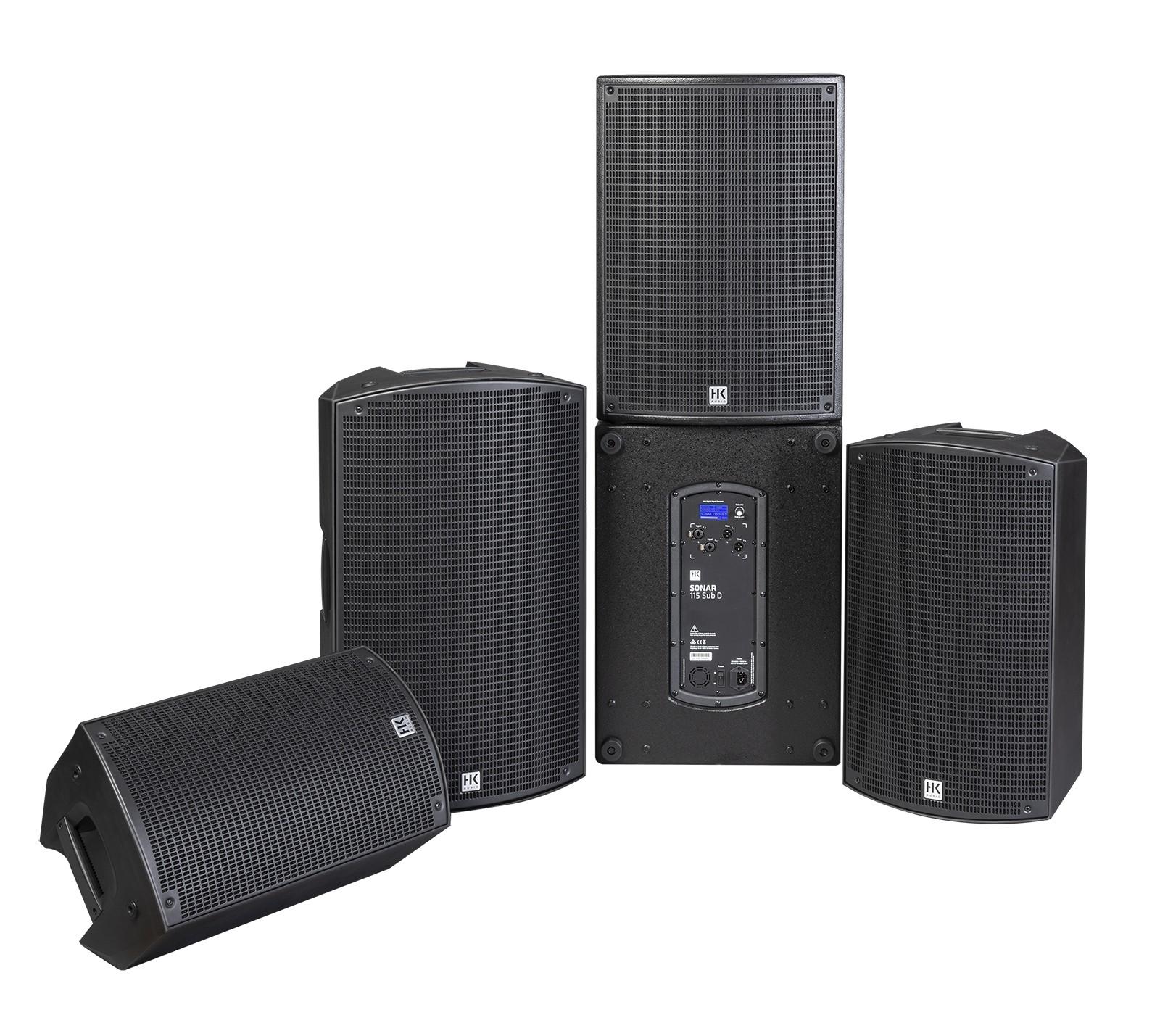 HK AUDIO - SONAR-112XI Enceintes amplifiées - 2 voies 12 1,2 kW bluetooth