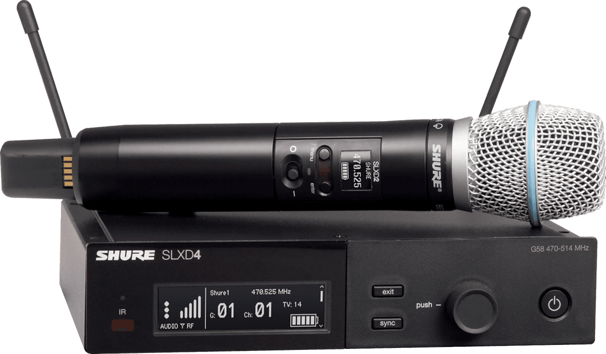 SYSTEME MICRO HF SLXD24E BETA87A - SHURE
