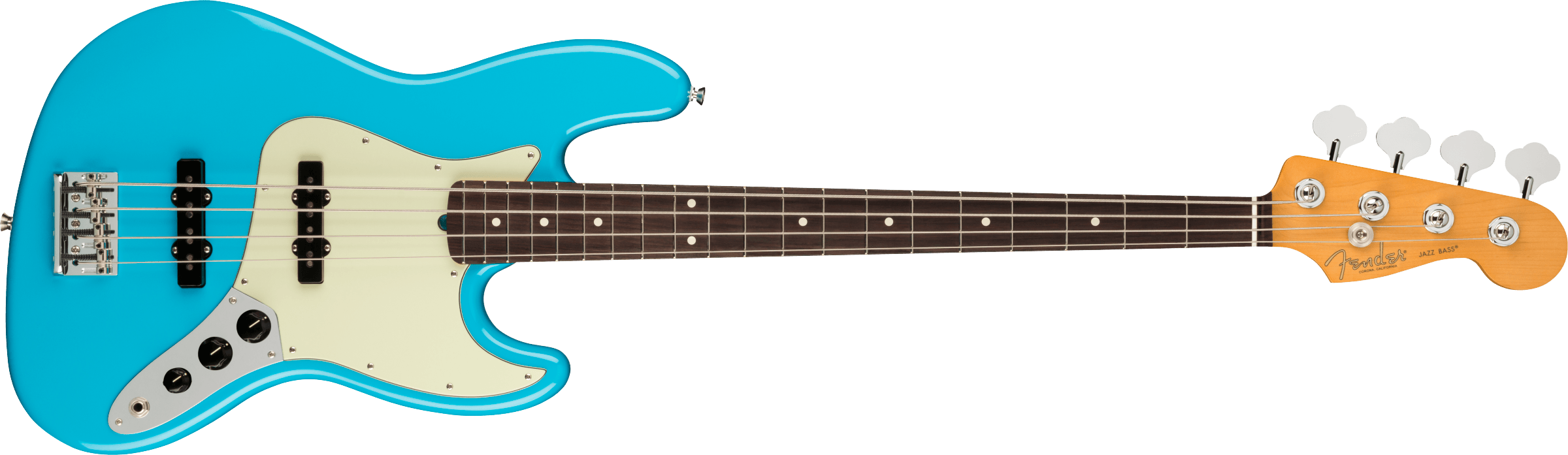 Fender American Professional II Jazz Bass®, Rosewood Fingerboard, Miami Blue