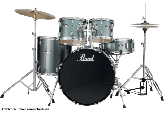 Batterie PEARL - RS585CC-706 Junior 18 5 fûts - Charcoal Metallic