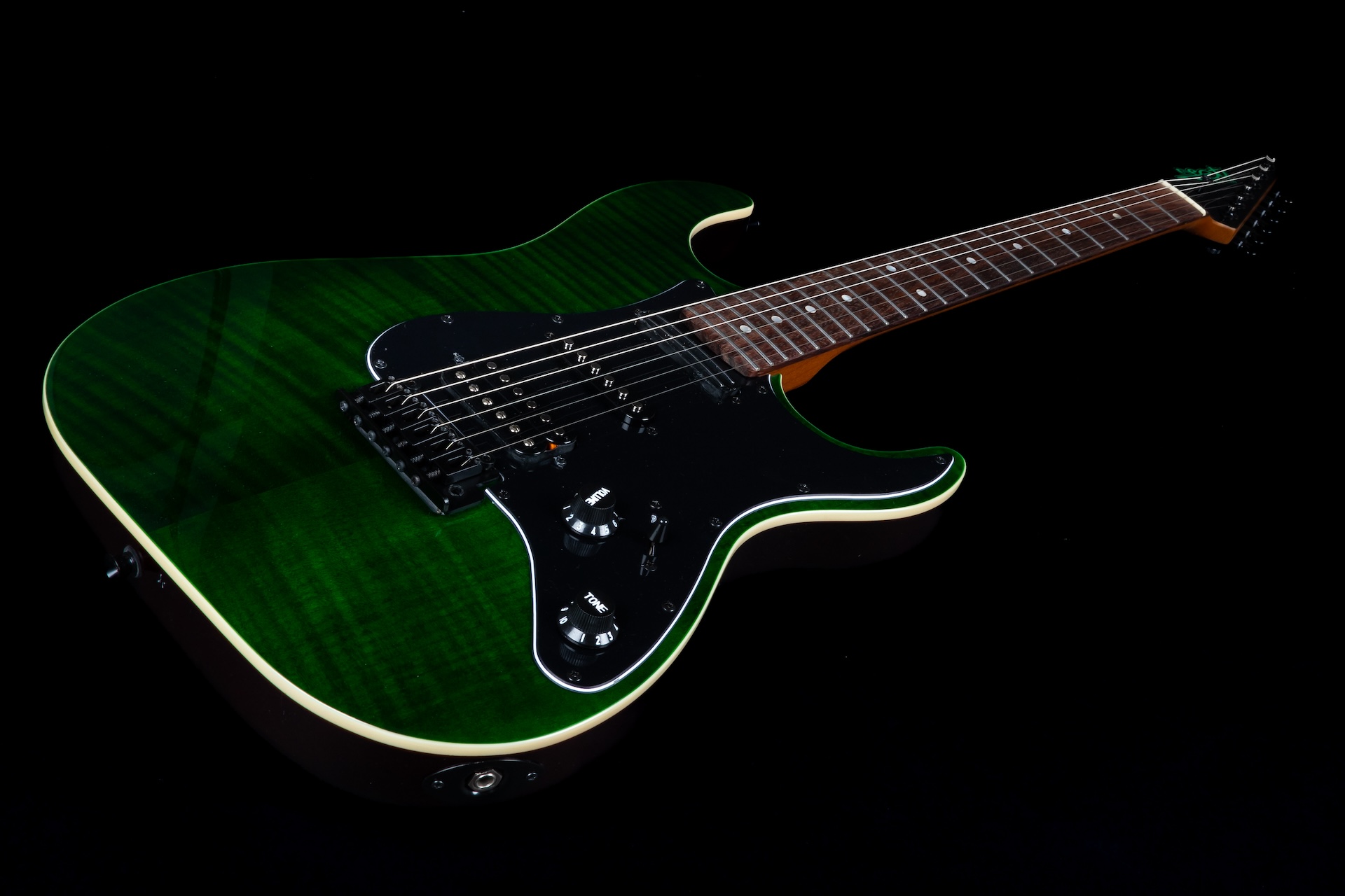 Guitare Jet Guitars JS 450 Transparent Green