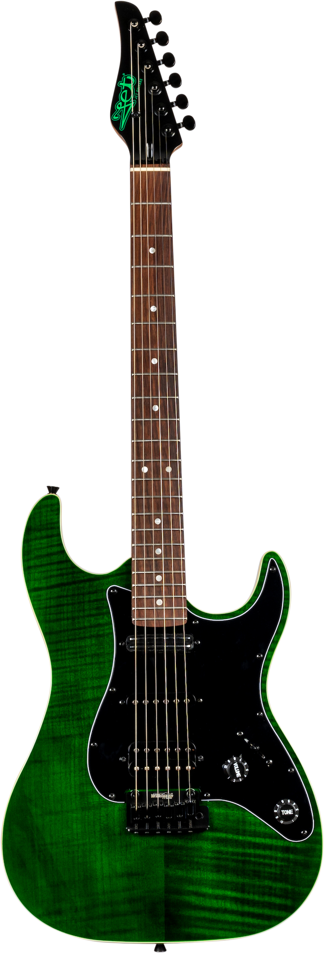 Guitare Jet Guitars JS 450 Transparent Green