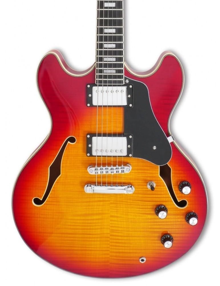 Larry Carlton H7 CS Cherry Sunburst guitare électrique