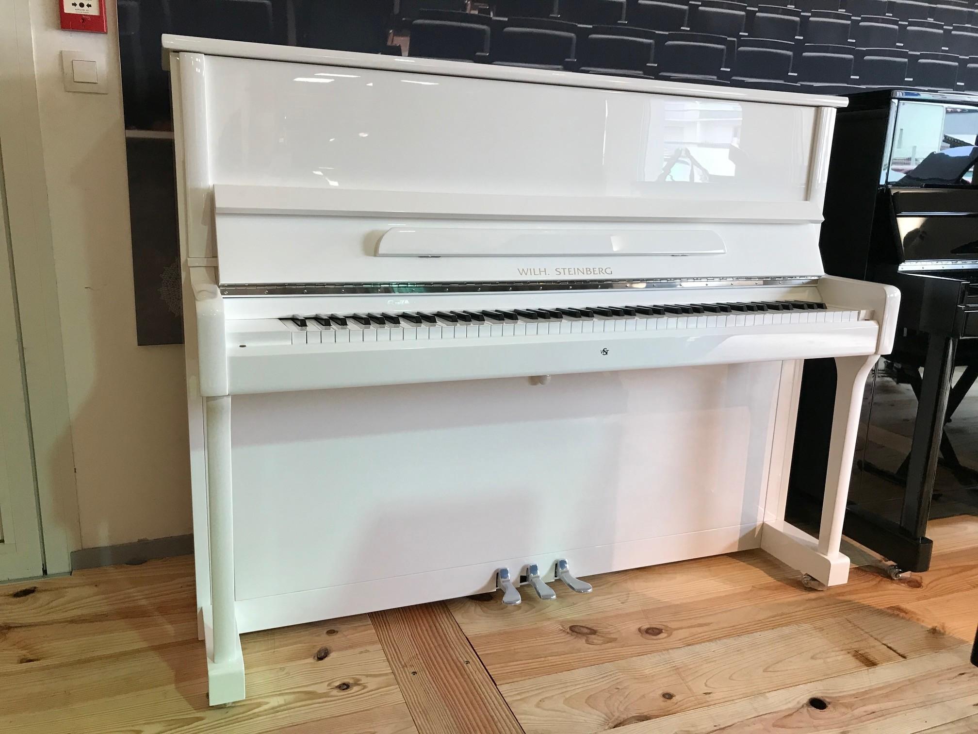 PIANO WILH STEINBERG DROIT P118 Blanc