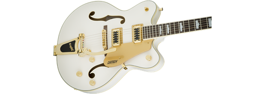 Gretsch G5422TG Snowcrest White Electromatic® Hollow Body Double-Cut with Bigsby® and Gold Hardware