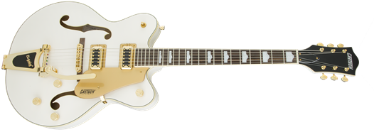 Gretsch G5422TG Snowcrest White Electromatic® Hollow Body Double-Cut with Bigsby® and Gold Hardware