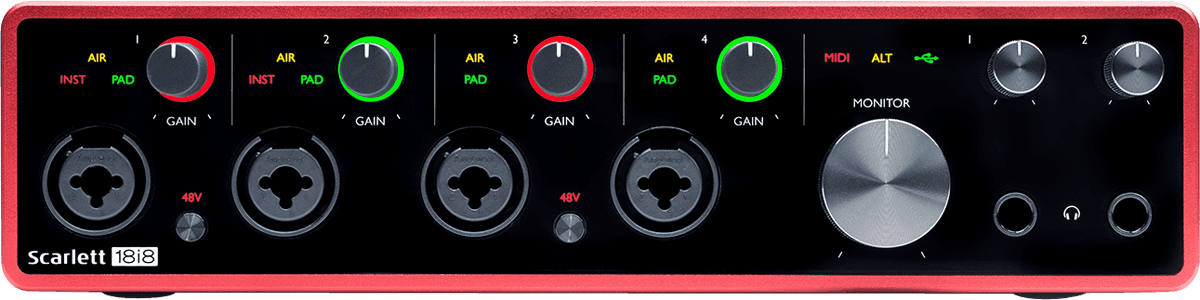 Interface Audio   Focusrite - RFO SCARLETT3-18I8 Scarlett G3 - 18 in/8 out USB-C