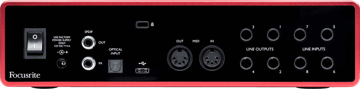 Interface Audio   Focusrite - RFO SCARLETT3-18I8 Scarlett G3 - 18 in/8 out USB-C