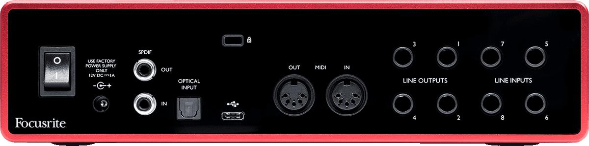 Interface Audio   Focusrite - RFO SCARLETT3-18I8 Scarlett G3 - 18 in/8 out USB-C